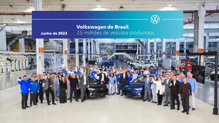 Volkswagem do Brasil alcança 25 milhões de veículos produzidos