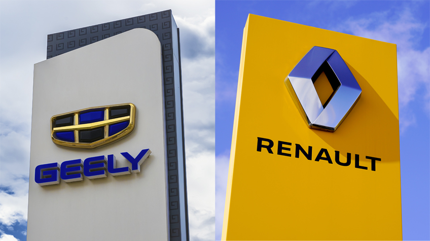 Renault e Geely ampliam parceria no Brasil com foco em veículos eletrificados